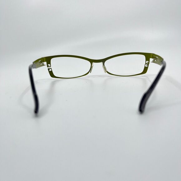 Eye\'DC V561 012 Eyeglasses Frames‎ Green Mens 53-17 H6555 main image 4